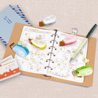 【アウトレット】【Goエシカル】訳あり プラス デコレーションテープ プチデコラッシュ 太幅 限定 えちがわのりゆき おやつ 54204 10個