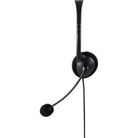 ヘッドセット 有線 USB接続 Type-C変換付き 片耳 左耳 オーバーヘッド ブラック HS-HP21UCBK エレコム 1個（直送品）