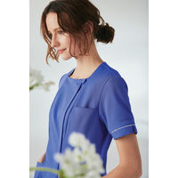 住商モンブラン ナースジャケット 半袖 バイオレット/バイオレット LW812-66 1枚　白衣（直送品）