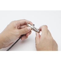 エレコム セキュリティワイヤー/ダイヤル錠/NanoSaver(2.5×6) ESL-402 1個（直送品）