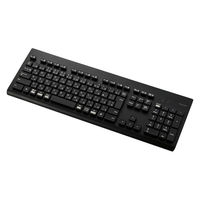エレコム ワイヤレスキーボード 無線 Bluetooth 洗える IPX5 メンブレン 黒 TK-WS03BMKBK 1個（直送品）
