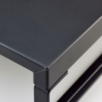 リヒトラブ 机上台 幅390mm ロータイプ マットブラック A7330-124 1セット（1台×5）