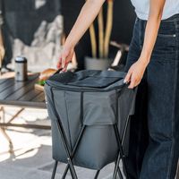 武田コーポレーション 脚付きクーラーバッグ UN3-AC45DGRY 1箱(4個入)（直送品）