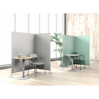 アスクル　マルチワーク　制菌・防炎クロススクリーン 幅800×奥行340×高さ1600mm　サンドベージュ　1台 オリジナル