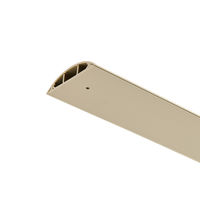 エレコム 配線カバー 床用 モール ( 長さ1m × 幅78mm ) R形状 ベージュ LD-GA1507M 1個（直送品）