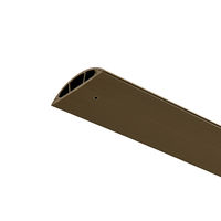 エレコム 配線カバー 床用 モール ( 長さ1m × 幅78mm ) R形状 ブラウン LD-GA1507MBR 1個（直送品）