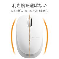 ワイヤレスマウス 無線 2.4GHz 3ボタン ブルーLED 軽量 小型 シルバー M-BL20DBSV エレコム 1個（直送品）