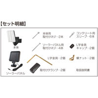 大進 センサーライト ソーラータイプ 屋外用 1灯式 1セット（1台×2）（直送品）