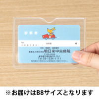 アスクル カードケース ソフトタイプ B8  1箱（20枚入） オリジナル