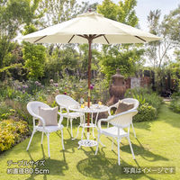 タカショー ウッドパラソル 2.7m ベージュ PAS-27B 1個