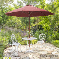 タカショー ウッドパラソル 2.7m エンジ PAS-27E 1個