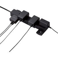 延長コード 電源タップ 1m 10個口 固定&吊下可能 雷ガード ほこり防止 黒 T-KF04-21010BK エレコム 1個