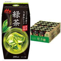 森永乳業 森永 緑茶 200ml 1箱（24本入）