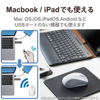 Bluetoothマウス 静音マウス 無線 ワイヤレス 3ボタン 抗菌 Sサイズ 白 M-BY10BRSKWH エレコム 1個（直送品）