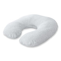 MORIPiLO 枕 スマホまくら うつ伏せ寝 横向き寝 対応 (スマホが見やすい包まれ枕)　約75x80cm グレー 柔らかめ 専用カバー付き