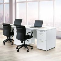 TOKIO コンパクトフィットチェア モスグリーン FST-55 MG 1脚 布張り オフィスチェア 事務椅子 脚幅546mm 背面ハンドル付き