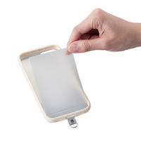 スマホ ストラップホルダー シート Mサイズ ケーブル穴用 1口タイプ マットクリア P-STHD1CAMCR エレコム 1個（直送品）