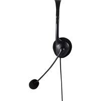 ヘッドセット 有線 USB接続 Type-C変換付き 両耳 オーバーヘッド ブラック HS-HP22UCBK エレコム 1個（直送品）