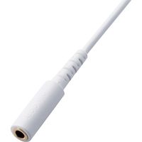 イヤホン ヘッドホン 延長コード φ3.5mm 4極ステレオミニジャック ホワイト EHP-35EL4P10WH エレコム 1個（直送品）