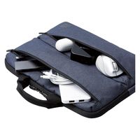 パソコンケース PCバッグ 14インチ ノートパソコン 小物・書類収納可能 ネイビー BM-IBHCH14NNV エレコム 1個（直送品）