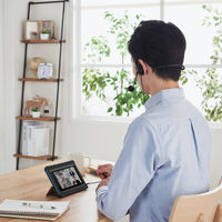 ヘッドセット USB接続 マイク搭載 両耳 ネックバンド ヘッドホン HS-NB03SUBK エレコム（直送品）