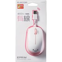 マウス 有線マウス 3ボタン ブルーLED Chromebook 認定 ピンク M-Y8UBPN エレコム 1個