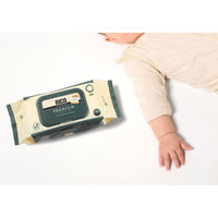 RICO ベビーおしりふき プレミアム 1セット（1パック（70枚入り）×6）超厚手タイプ 厚手 蓋付き ふた付き