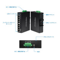 TRENDnet 産業用スイッチングハブ 100Mbps 8ポート TI-E80 1台（直送品）