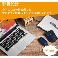 ワイヤレスマウス 無線 2.4GHz 4ボタン 薄型 モバイル ポーチ付 ピンク M-TM10DBPN エレコム 1個