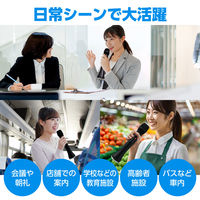 アーテック 大音量 拡声器付きマイク 52403 1台