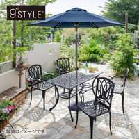 タカショー アルカウン ダイニングテーブル5点セット GSTY-12S5（直送品）