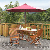 タカショー ウッドパラソル 2.7m エンジ PAS-27E 1個