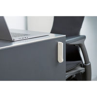 エレコム クリーニングブラシ/ピタット収納/折りたたみタイプ/マグネット付/クールホワイト KBR-019WH 1個