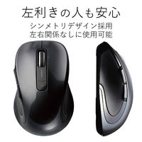 エレコム レーザーマウス／ＭーＬＳ１５ＤＬシリーズ／無線／５ボタン／ブラック M-LS15DLBK 1個