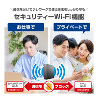 WiFi 無線LAN ルーター 親機 Wi-Fi6E グレー WRC-XE5400GS-G エレコム 1個