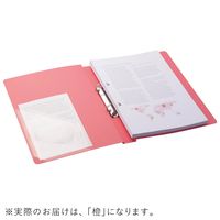 リヒトラブ リングファイル A4タテ 背幅27mm 橙 F867U-4 1セット（10冊入）