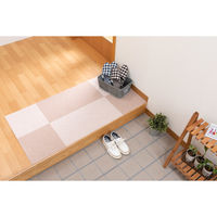 サンコー ずれない タイルカーペット 30×30cm ベージュ おくだけ吸着 ジョイントマット KD-34 【1セット 8枚入】