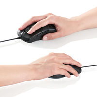 ゲーミングマウス 有線 5ボタン 光学式 6200dpi 8000万回耐久スイッチ ブラック M-G01URBK エレコム 1個