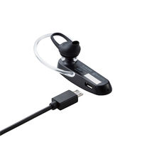 片耳用Bluetoothヘッドセット 音楽・通話両対応 約6時間連続再生 LBT-HS11BK エレコム（直送品）