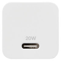 USB充電器 タイプC PD 20W USB-C×1 コンパクト 小型 固定プラグ 白 EC-AC11WH エレコム 1個