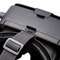 VRゴーグル スマホ用 メガネ対応 目幅調節可 ピント調節可 4.8~7インチ ブラック VRG-2D3D02BK エレコム 1個