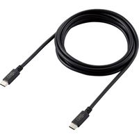 タイプCケーブル (USB-C to C) PD対応 240W USB2.0 2m 黒 U2C-CCPE20NBK エレコム 1本