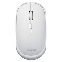 Bluetoothマウス 静音 無線 ワイヤレス 充電式 薄型 4ボタン ポーチ付 ホワイト M-TM15BBWH エレコム 1個（直送品）