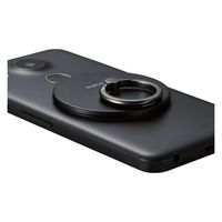 スマホリング マグネット メタルプレート付属 リング着脱可能 ブラック P-STRMKPSLBK エレコム 1個（直送品）