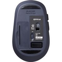 ワイヤレスマウス 無線 2.4GHz 5ボタン ブルーLED ブラック M-DY13DBBK エレコム 1個（直送品）