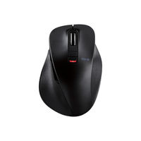 Bluetoothマウス 静音 無線 ワイヤレス 握りの極み Lサイズ 5ボタン 黒 M-XGL15BBSBK エレコム 1個（直送品）