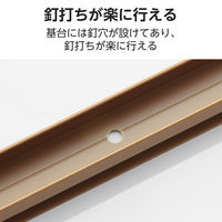配線カバー 壁用 モール ( 長さ1m × 幅16mm ) フラット ブラウン LD-GAF1MBR エレコム 1個（直送品）