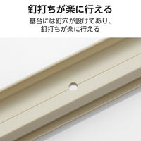配線カバー 壁用 モール ( 長さ1m × 幅21mm ) フラット ベージュ LD-GAF2M エレコム 1個（直送品）