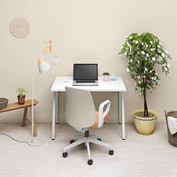 コクヨ オプティ ブラックフレーム×背座ネイビー 1脚 日本製 オフィスチェア 脚幅630mm ポリウレタンキャスター