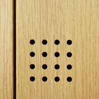 スマイル 木目調スチールロッカー 3連3人用 シリンダー錠 ライトブラウン/ブラック 幅900×奥行515×高さ1790mm 1台（取寄品）